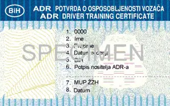 ADR licence