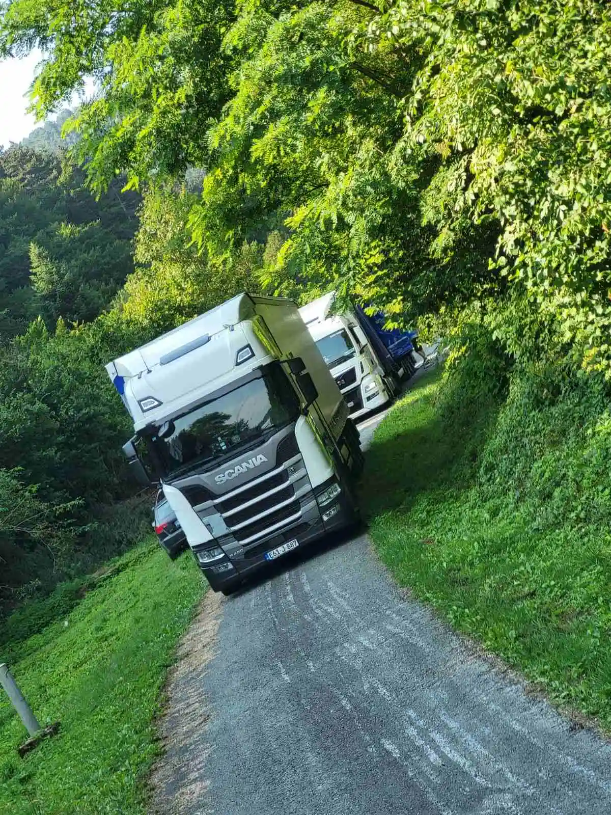 BM Transport truck with trailer